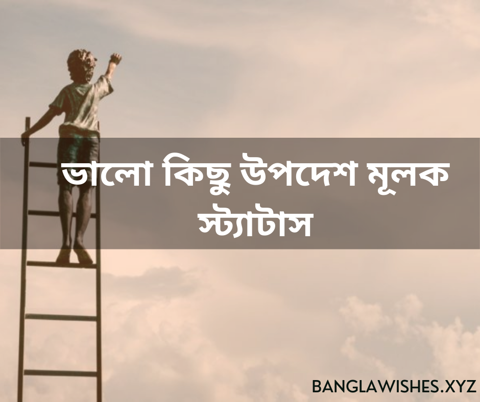 ভালো কিছু উপদেশ মূলক স্ট্যাটাস