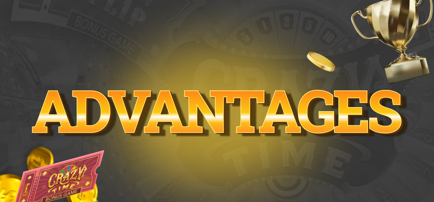 Betvisa advantages for Crazy Time